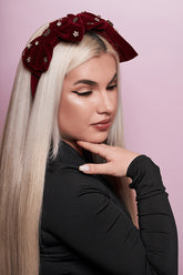 Bentita Fundite Catifea Aplicatii Visiniu